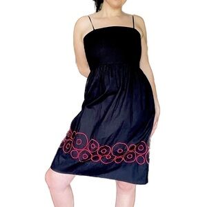 Ellison Cowboy - Medium Spaghetti strap high waisted party dress